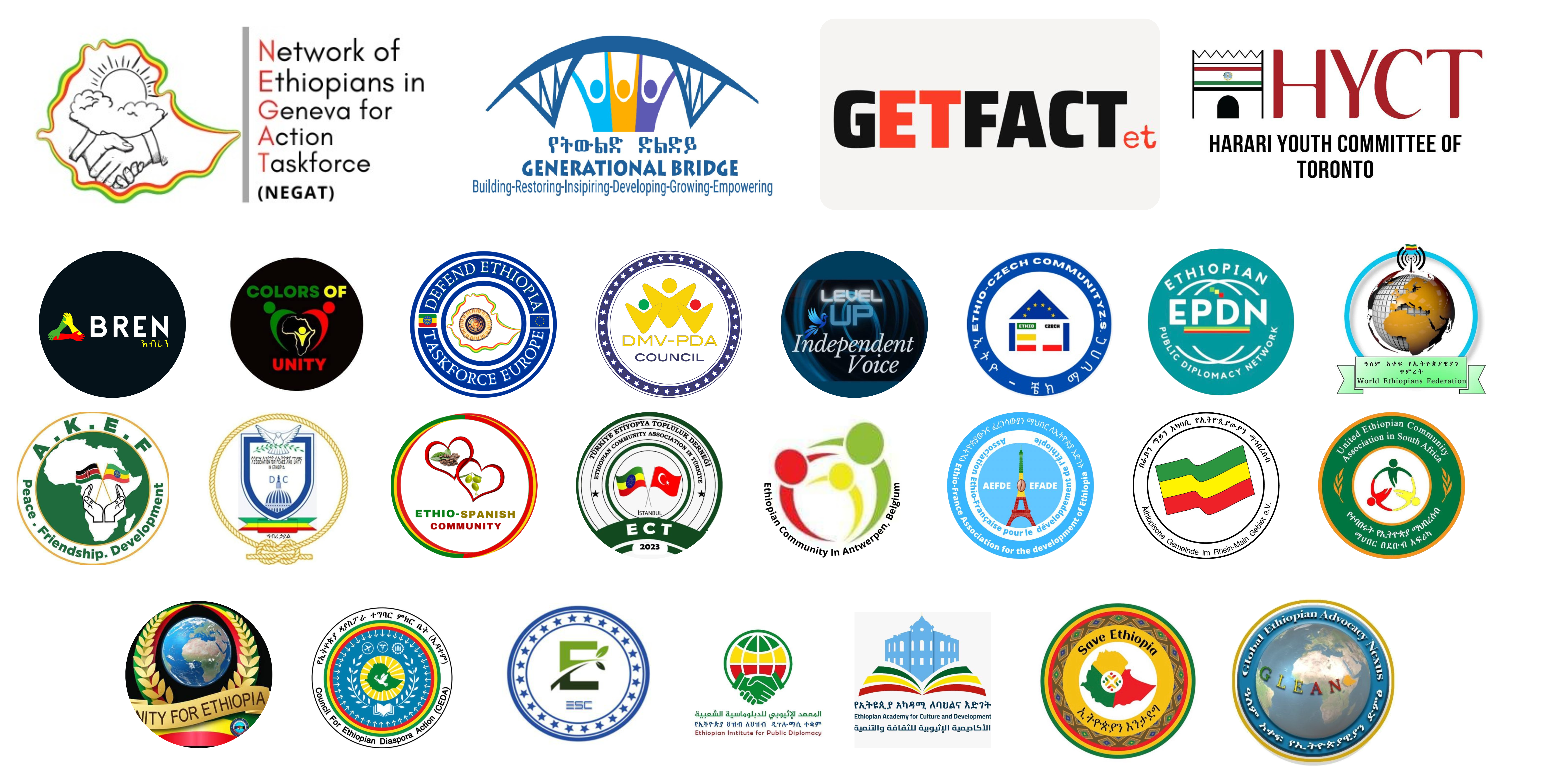 LETTER BY ETHIOPIAN ADVOCACY ORGANIZATIONS