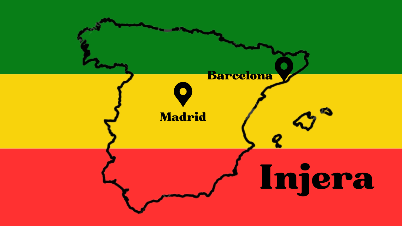 mapa de restaurantes etiopes en españa