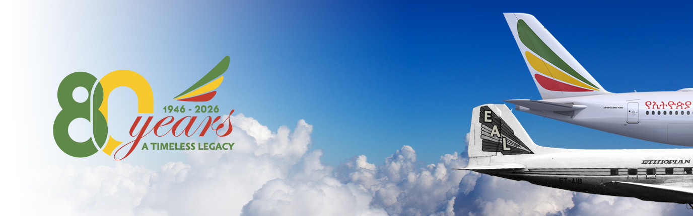 80 años de aniversario de la aerolinea etiope
