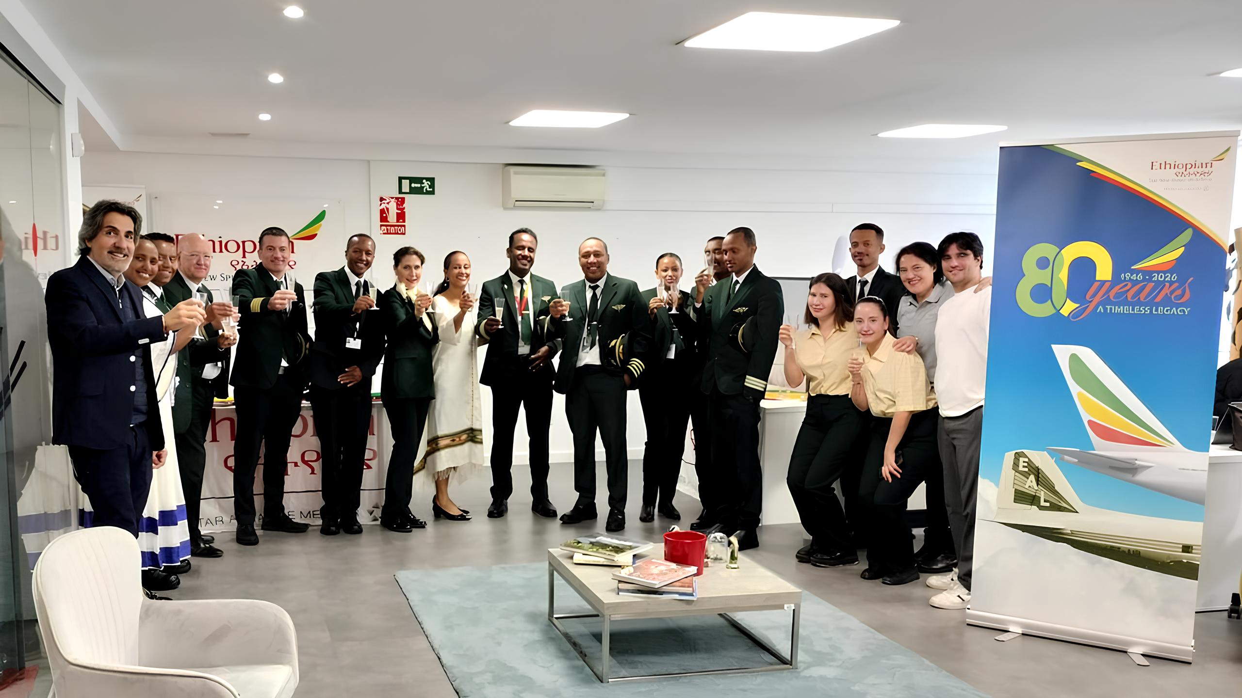 Ethiopian Airlines celebra su 80º aniversario con un evento en Madrid